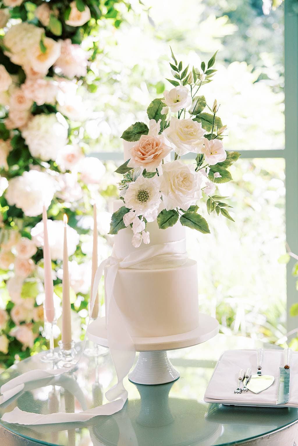 Garden Romance wedding cake collection by Cakeflair Couture